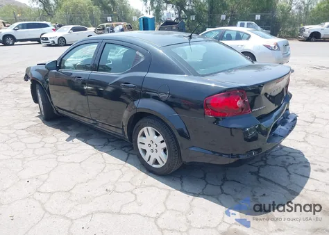 2013 Dodge Avenger Se z USA, uszkodzony, nr VIN 1C3CDZAB1DN741891
